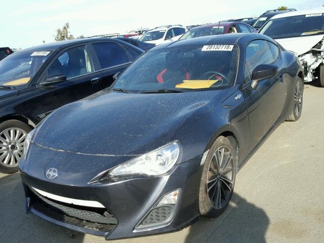 JF1ZNAA14E9710047 - 2014 TOYOTA SCION FR-S GRAY photo 2