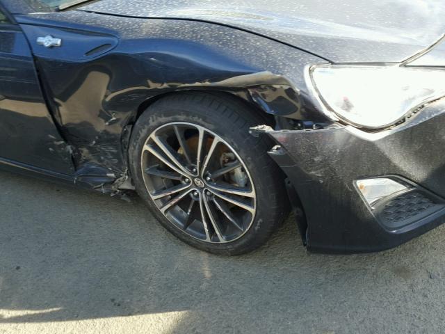 JF1ZNAA14E9710047 - 2014 TOYOTA SCION FR-S ნაცრისფერი ფოტო 9