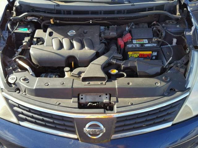 3N1BC11E99L357714 - 2009 NISSAN VERSA S BLUE photo 7