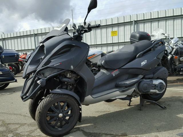 ZAPM610X5A5002056 - 2010 PIAGGIO MP3 500 BLACK photo 2