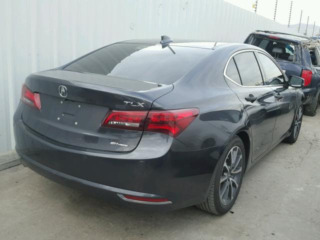 19UUB3F75FA002879 - 2015 ACURA TLX ADVANC CHARCOAL photo 4