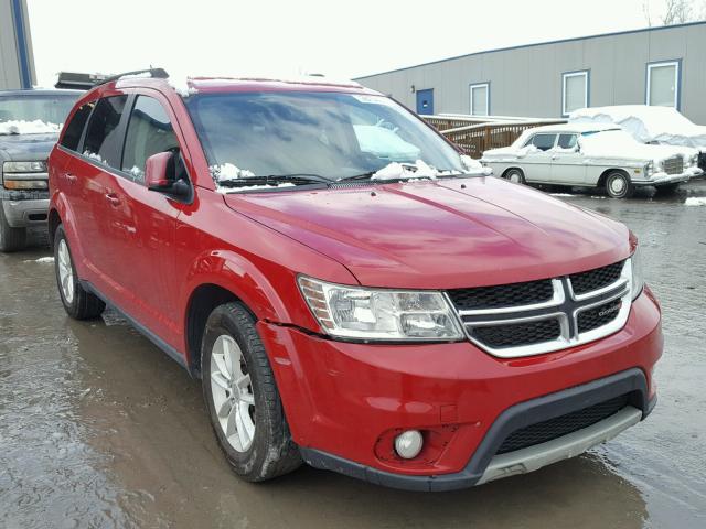 3C4PDCBB9DT545111 - 2013 DODGE JOURNEY SX RED photo 1