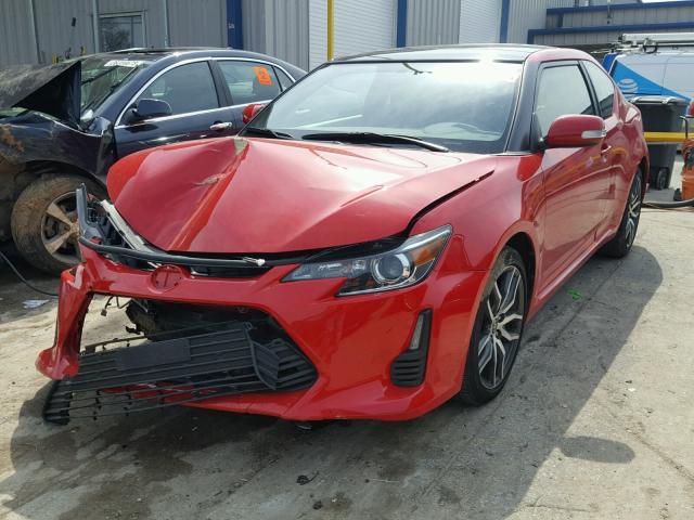 JTKJF5C71GJ018836 - 2016 TOYOTA SCION TC 红色 照片 2