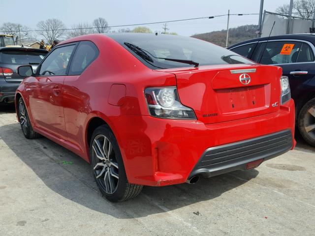 JTKJF5C71GJ018836 - 2016 TOYOTA SCION TC 红色 照片 3