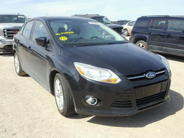 1FAHP3F23CL239608 - 2012 FORD FOCUS SE BLACK photo 1