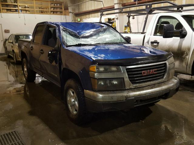 1GTDT136658205944 - 2005 GMC CANYON BLUE photo 1