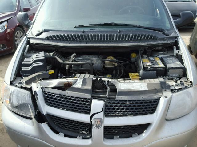 2B8GP44G71R116937 - 2001 DODGE GRAND CARA SILVER photo 7