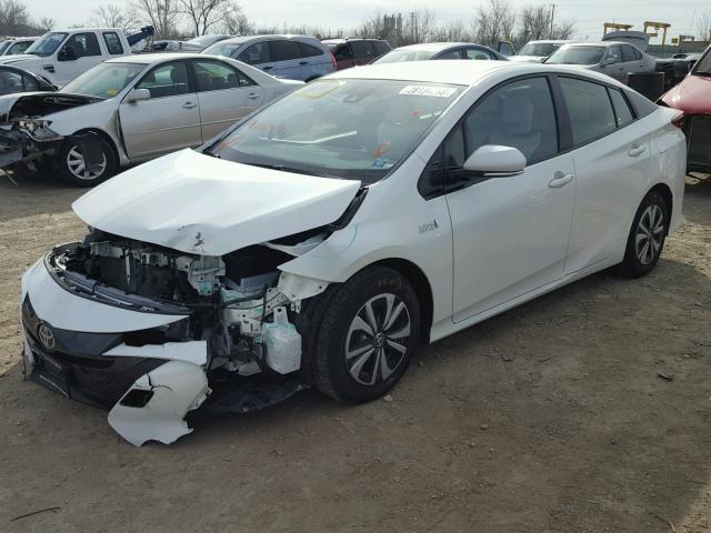 JTDKARFP3H3002107 - 2017 TOYOTA PRIUS PRIM თეთრი ფოტო 2