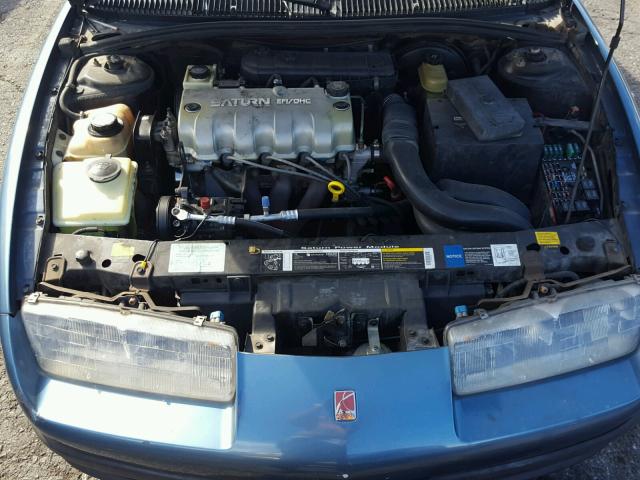 1G8ZH559XPZ187977 - 1993 SATURN SL1 BLUE photo 7