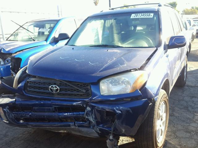 JTEGH20V430102948 - 2003 TOYOTA RAV4 BLUE photo 2