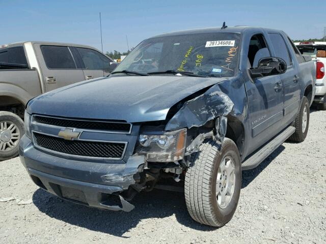 3GNNCEE05AG113515 - 2010 CHEVROLET AVALANCHE BLUE photo 2