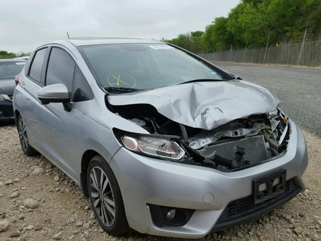 3HGGK5H84FM709375 - 2015 HONDA FIT EX SILVER photo 1