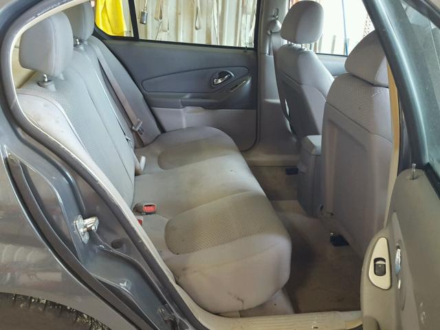 1G1ZS58F58F117887 - 2008 CHEVROLET MALIBU LS ნაცრისფერი ფოტო 6