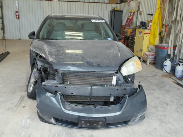 1G1ZS58F58F117887 - 2008 CHEVROLET MALIBU LS ნაცრისფერი ფოტო 9