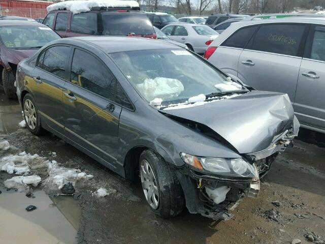 2HGFA16519H536806 - 2009 HONDA CIVIC LX GRAY photo 1