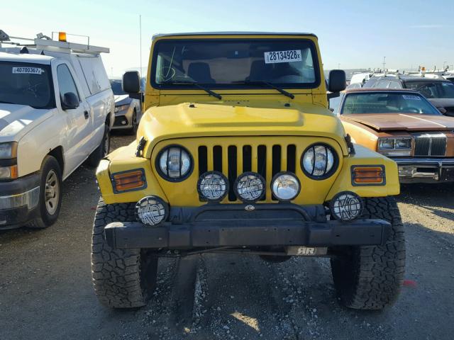 1J4FA49S66P760074 - 2006 JEEP WRANGLER / YELLOW photo 10