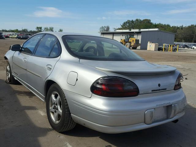 1G2WK52J91F263999 - 2001 PONTIAC GRAND PRIX SILVER photo 3