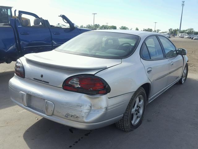 1G2WK52J91F263999 - 2001 PONTIAC GRAND PRIX SILVER photo 4