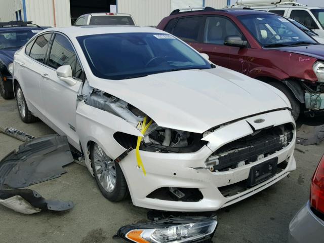 3FA6P0SUXDR297442 - 2013 FORD FUSION TIT WHITE photo 1