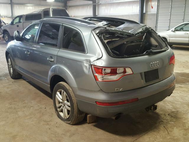 WA1AY74L98D027724 - 2008 AUDI Q7 3.6 QUA SILVER photo 3