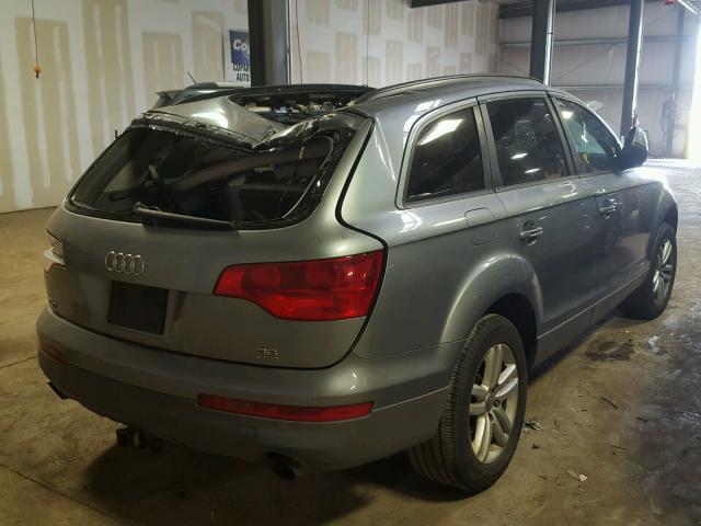 WA1AY74L98D027724 - 2008 AUDI Q7 3.6 QUA SILVER photo 4