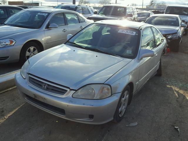 1HGEJ8257XL067991 - 1999 HONDA CIVIC EX SILVER photo 2