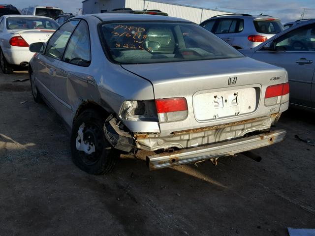 1HGEJ8257XL067991 - 1999 HONDA CIVIC EX ვერცხლისფერი ფოტო 3