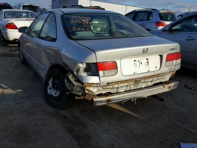 1HGEJ8257XL067991 - 1999 HONDA CIVIC EX SILVER photo 3