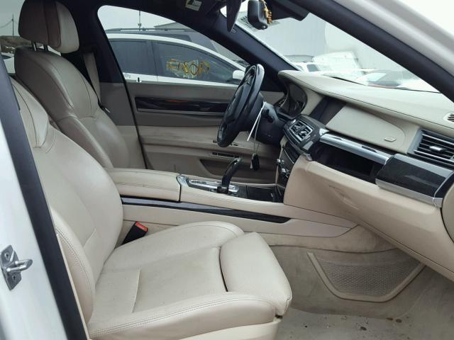 WBAKB8C55CC963159 - 2012 BMW 750LI WHITE photo 5