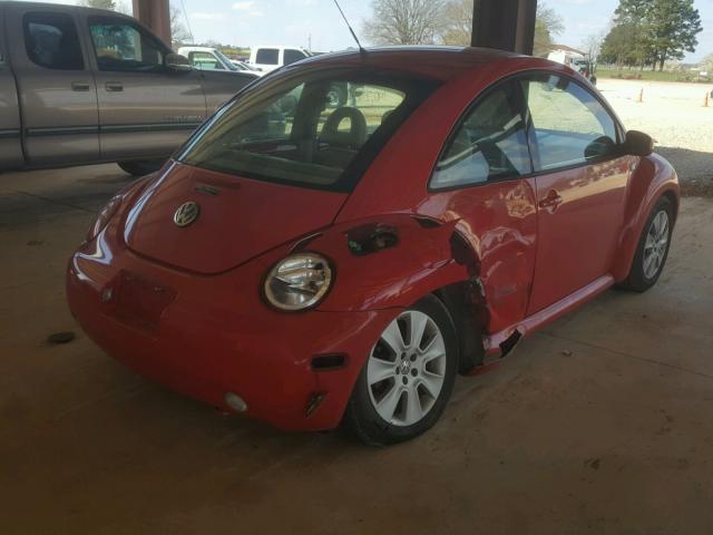 3VWCB21C52M417607 - 2002 VOLKSWAGEN NEW BEETLE RED photo 4