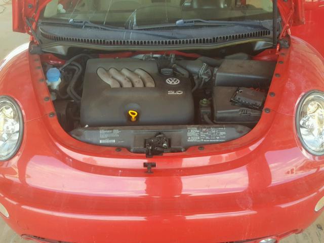 3VWCB21C52M417607 - 2002 VOLKSWAGEN NEW BEETLE 红色 照片 7