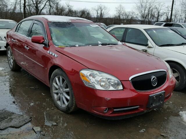 1G4HE57Y47U103398 - 2007 BUICK LUCERNE CX RED photo 1