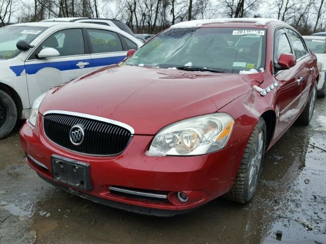 1G4HE57Y47U103398 - 2007 BUICK LUCERNE CX RED photo 2