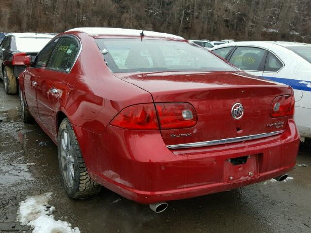 1G4HE57Y47U103398 - 2007 BUICK LUCERNE CX RED photo 3