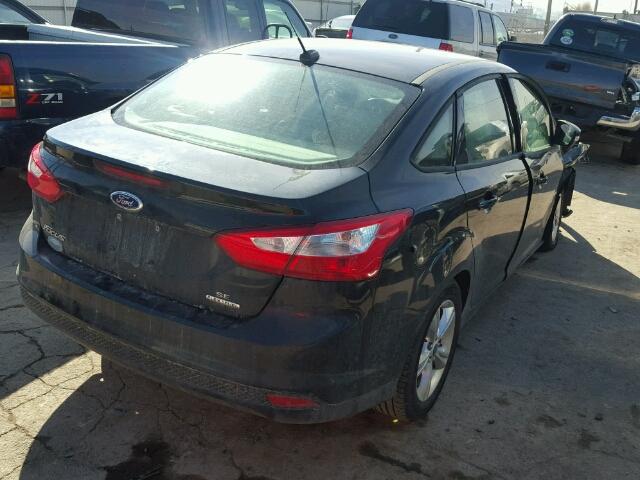 1FADP3F26DL373397 - 2013 FORD FOCUS SE BLACK photo 4