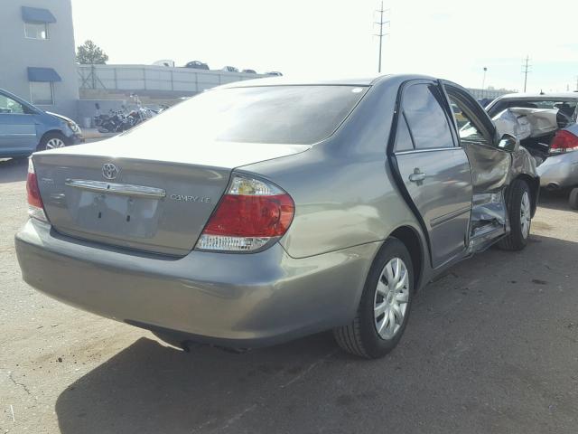 4T1BE32K15U964080 - 2005 TOYOTA CAMRY LE GRAY photo 4