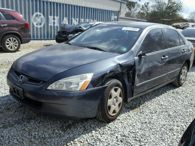 1HGCM56445A062075 - 2005 HONDA ACCORD LX GRAY photo 2