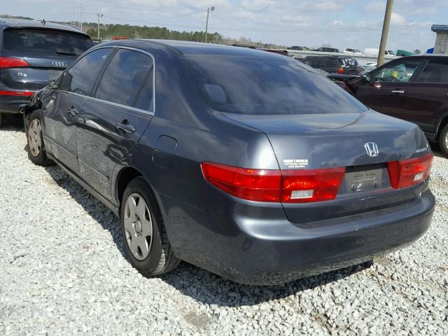 1HGCM56445A062075 - 2005 HONDA ACCORD LX GRAY photo 3