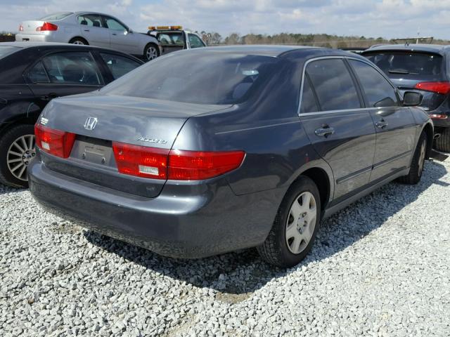 1HGCM56445A062075 - 2005 HONDA ACCORD LX GRAY photo 4