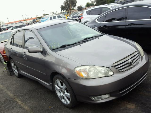 1NXBR32E03Z101802 - 2003 TOYOTA COROLLA CE GRAY photo 1