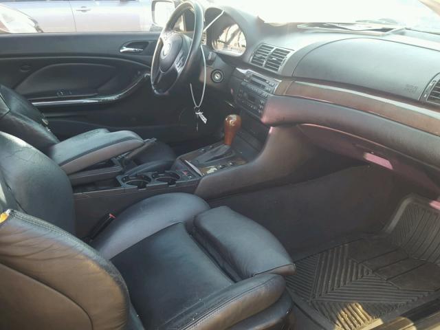 WBABN33401JW60039 - 2001 BMW 325 CI BLACK photo 5