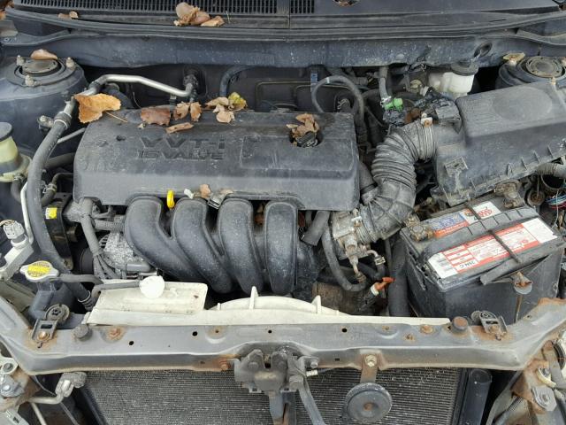 2T1KR32E85C349638 - 2005 TOYOTA COROLLA MA GRAY photo 7