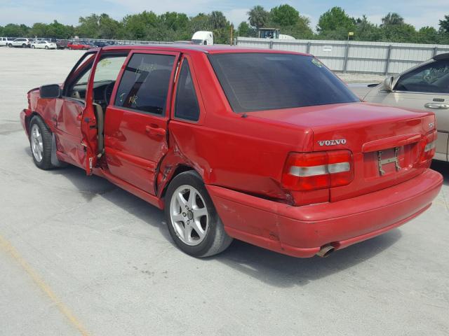 YV1LS5584W2527873 - 1998 VOLVO S70 RED photo 3