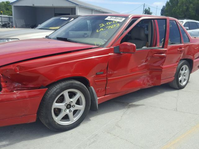 YV1LS5584W2527873 - 1998 VOLVO S70 RED photo 9