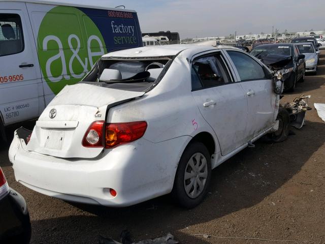 JTDBL40E999059382 - 2009 TOYOTA COROLLA BA WHITE photo 4