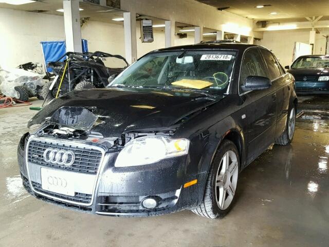 WAUDF78E86A264236 - 2006 AUDI A4 2.0T QU BLACK photo 2