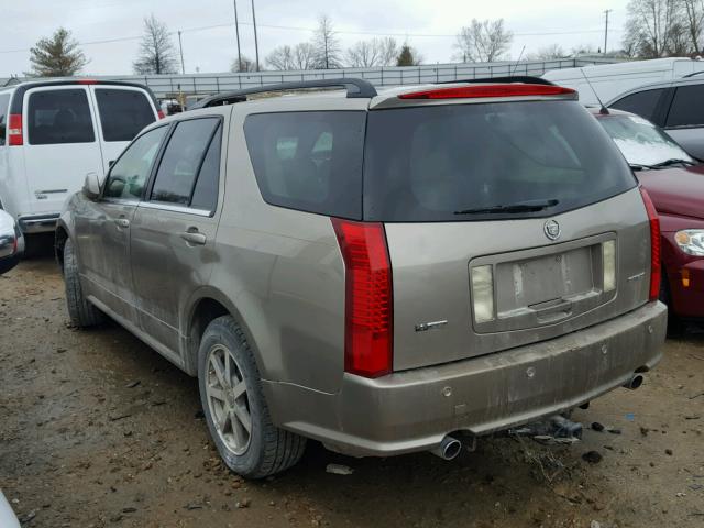 1GYDE63A140135997 - 2004 CADILLAC SRX GOLD photo 3