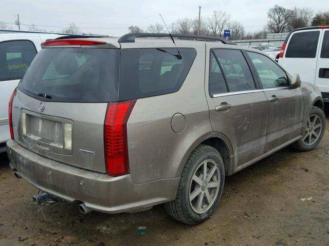 1GYDE63A140135997 - 2004 CADILLAC SRX GOLD photo 4