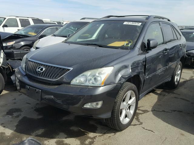 JTJHA31U440043293 - 2004 LEXUS RX 330 CHARCOAL photo 2