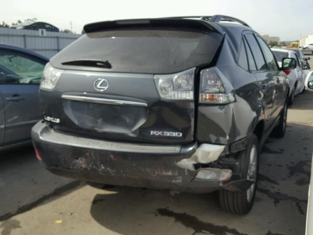 JTJHA31U440043293 - 2004 LEXUS RX 330 CHARCOAL photo 4